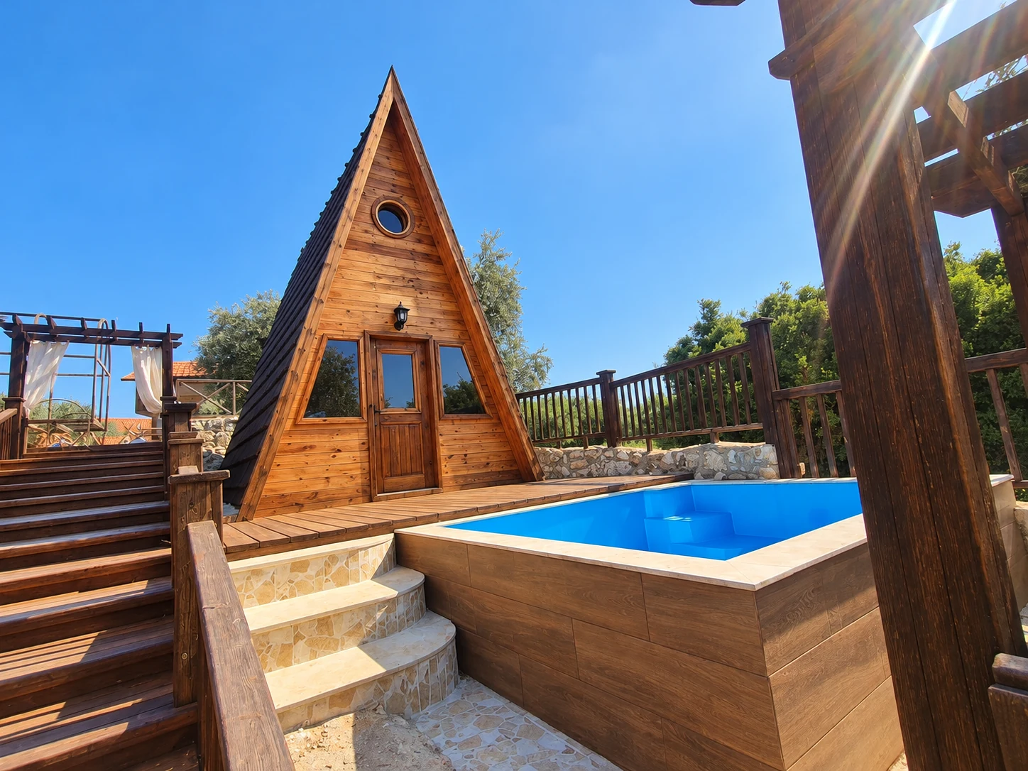 A-frame escapes
