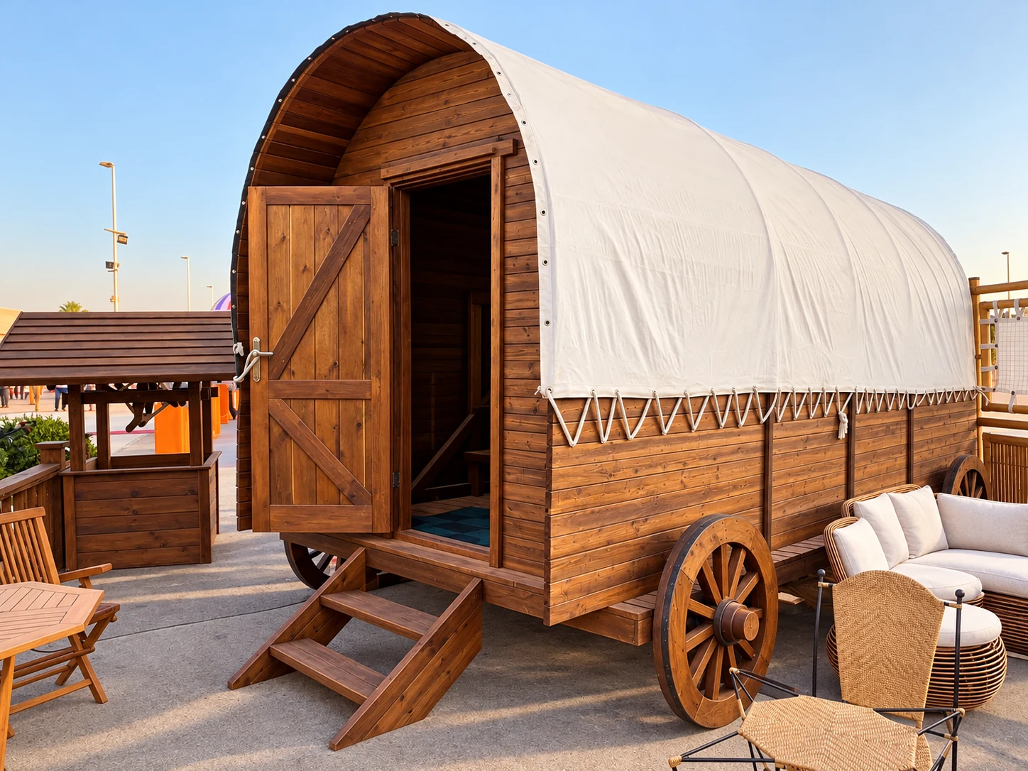 The wagon cabin